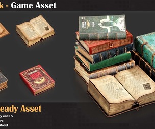 25 Book - Game Asset