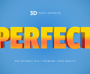 Perfect PSD fully editable text effect.