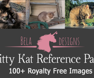 Bela designs' Kitty Kat Reference Pack