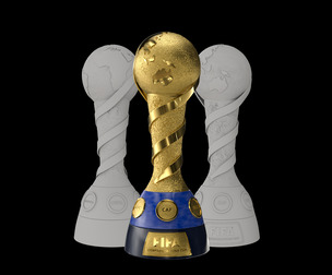 Confederations Cup Trophy 3D model
