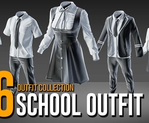 16 School Outfit Collection- VOL 09