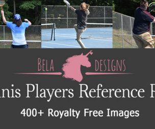 Beladesigns' Tennis Players Reference Pack