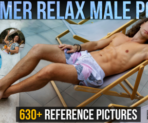 630+ Summer Relax Male Poses