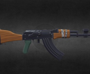 AK 47 Stylized