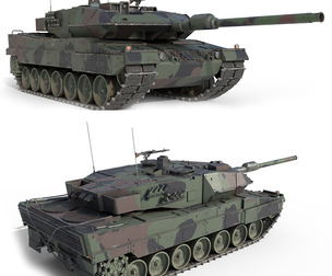 Leopard 2A6 Battle Tank