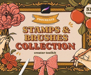 Stamps and Brushes Procreate Collection