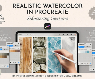 Tutorial Watercolor Procreate Mastering Textures