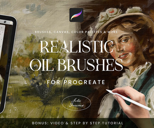 Realistic Oil Procreate Brushes