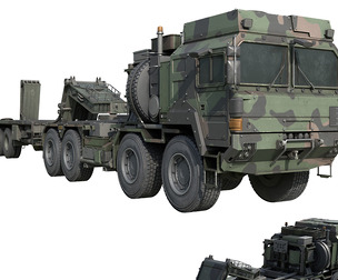Rheinmetall HX81 Military Truck with Troller
