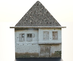 Abandoned House with Broken Windows