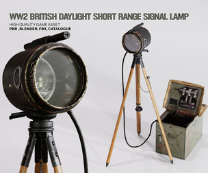 WW2 British Daylight Short Range Signal Lamp