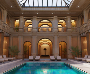 Classic Luxury Swimming Pool (blend - fbx - obj)
