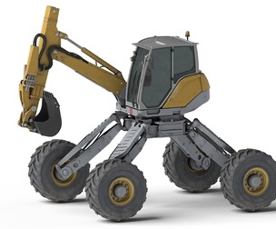 Menzi Muck M545x Spider Excavator