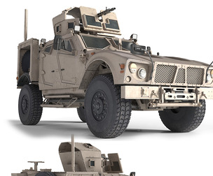 Oshkosh M ATV Ambush Protected Vehicle