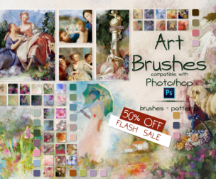 [50% OFF] Art Brushes for Photoshop