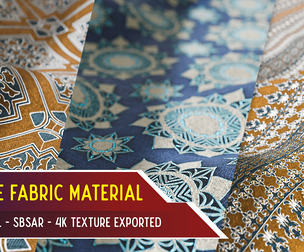 procedural Fabric Material (Dozens of variations)