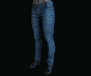 Female Pants And Shoes VR / AR / low-poly 3D model