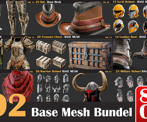 692 Base Mesh Bundle - 80% OFF