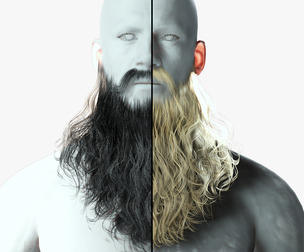 Realistic Full Beard