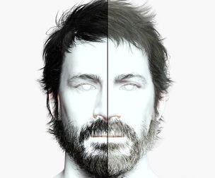 Realistic Hair Beard Brows Mustache