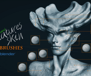 Creatures Skin Vdm Brushes For Blender