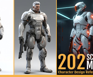 202 Sci-fi Character Design Reference Images [men]