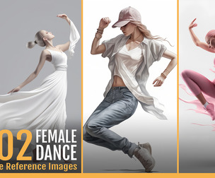 202 Female Dance Figure Reference Images