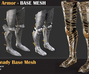 20 Foot Armor BASE MESH - VOL 16