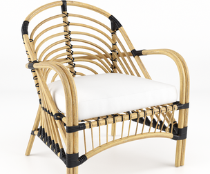 rattan armchair