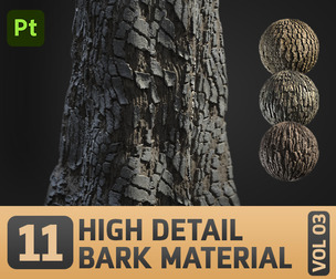 11 High Detail Bark Material