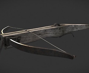 Old Medieval Crossbow