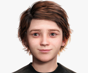 Leo - Realistic Child Boyl with Beautiful Smile