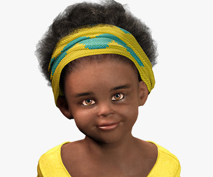 Kimani-Realistic African girl