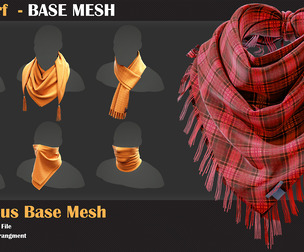 20 Scarf BASE MESH - VOL 12
