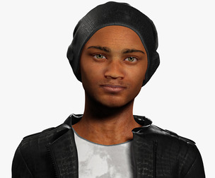 Zak-Realistic African American Boy