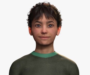 Amna -Realistic Girl Child