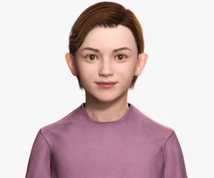 Sonu - Realistic Child with beautiful smile kid