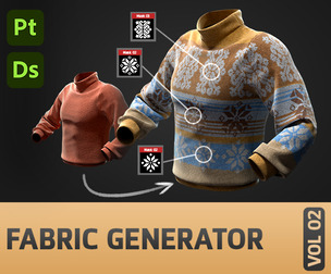 Fabric Generator - Fully Adjustable Material