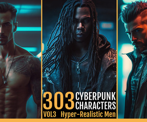 303 Cyberpunk Character VOL3