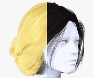 Realistic Bun Hairstyle