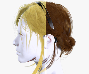 Female Realistic Hair Style