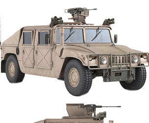 Hummer H1 HMMWV  tank
