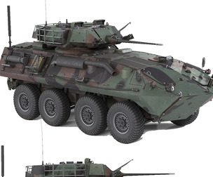 Light Armored Vehicle LAV25 tank