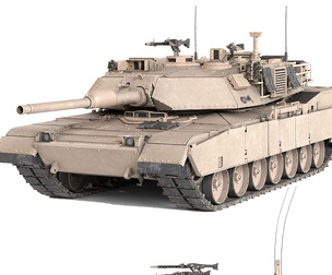 M1A1 Abrams MBT tank