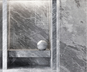 Marble Stone No165