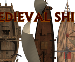 Medieval top down ships pack sprite