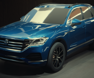 High Detailed 3D Model of Volkswagen Touareg 2019