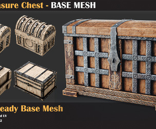 20 Treasure Chest BASE MESH - VOL 13