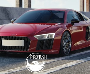 Audi R8 V10 Plus 2016: High-Detail 3D Model