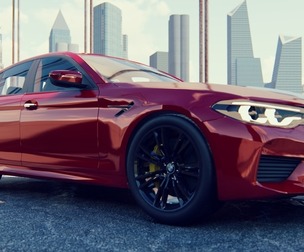 BMW M4 2018 High-Detailed 3D Model